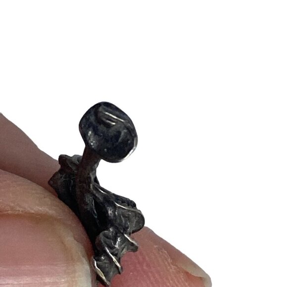 Sterling Silver Palm Tree Pendant Charm Beach Theme Tropical Jewelry 1/2 Inch - Picture 4 of 6